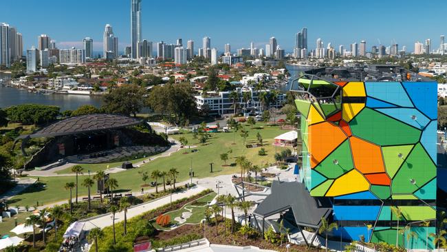 HOTA Gallery and cultural precinct on the Gold Coast. Picture: HOTA