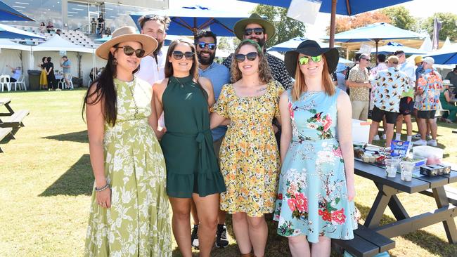 Yarra Valley Cup 2024. Kelly Flahavin and friends. Picture: David Smith