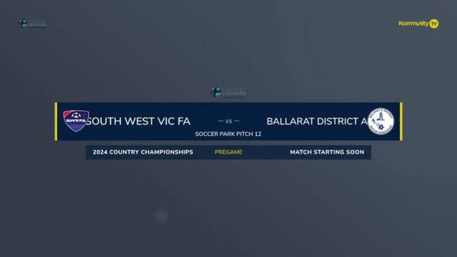 Replay: South-Western Vic v Ballarat (U16 Boys)—Victorian Junior Country Football Championships Day 2