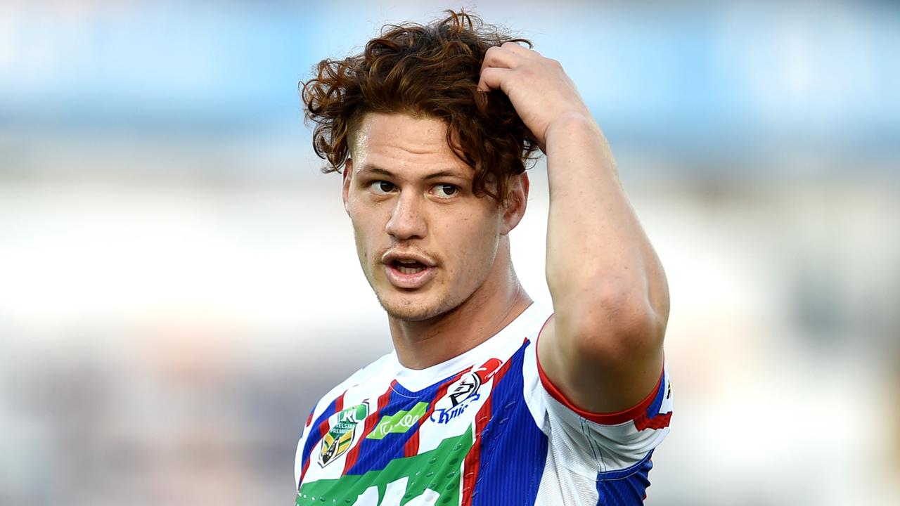 Kalyn Ponga is set to play in the halves at the Knights. Picture: Alix Sweeney