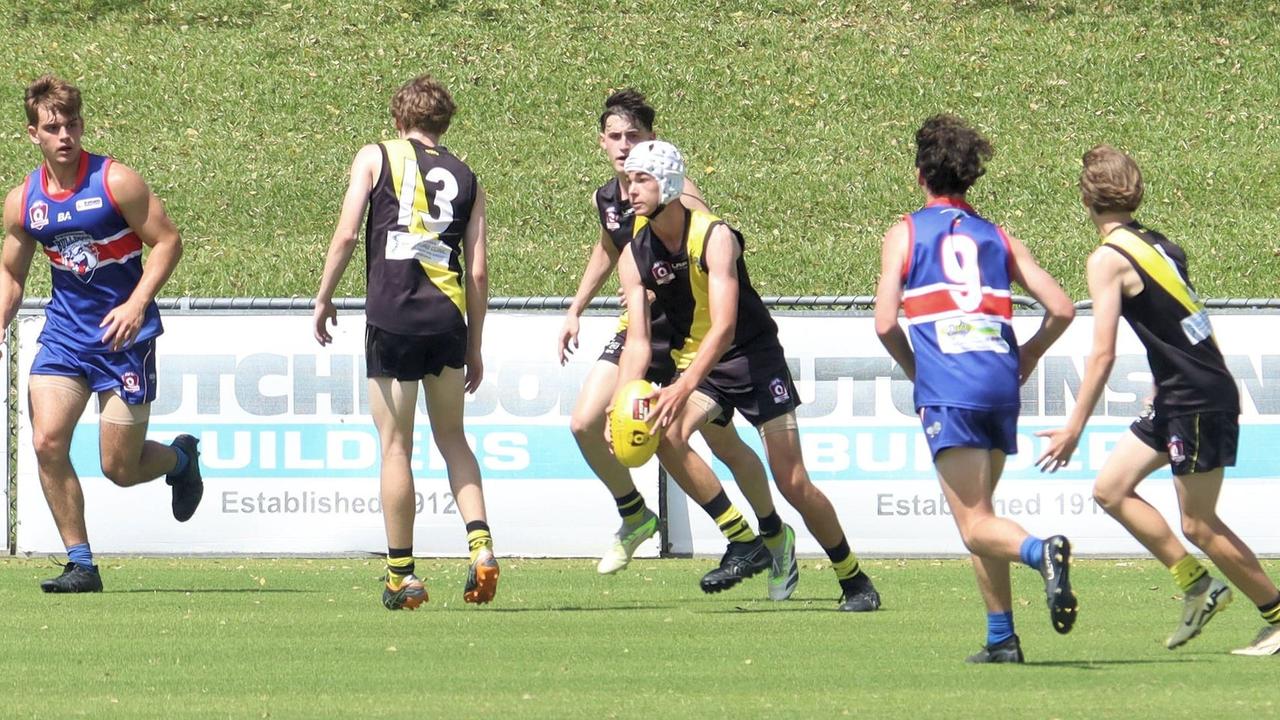 Hermit Park Tigers junior Aussie rules star Patrick Forbes. Picture: John Zohn.