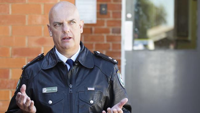 Former Detective Superintendent Michael Rowan has been charged after a misconduct inquiry. Picture: Chris McKeen