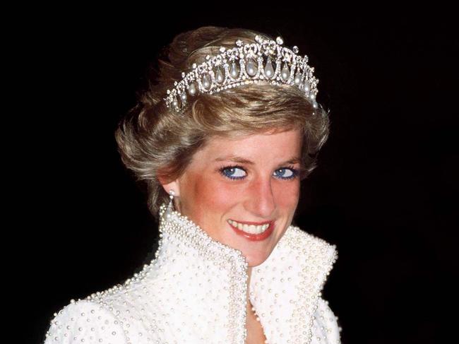 Diana, Princess Of Wales in one of her tiaras. Picture: Tim Graham Photo Library via Getty Images