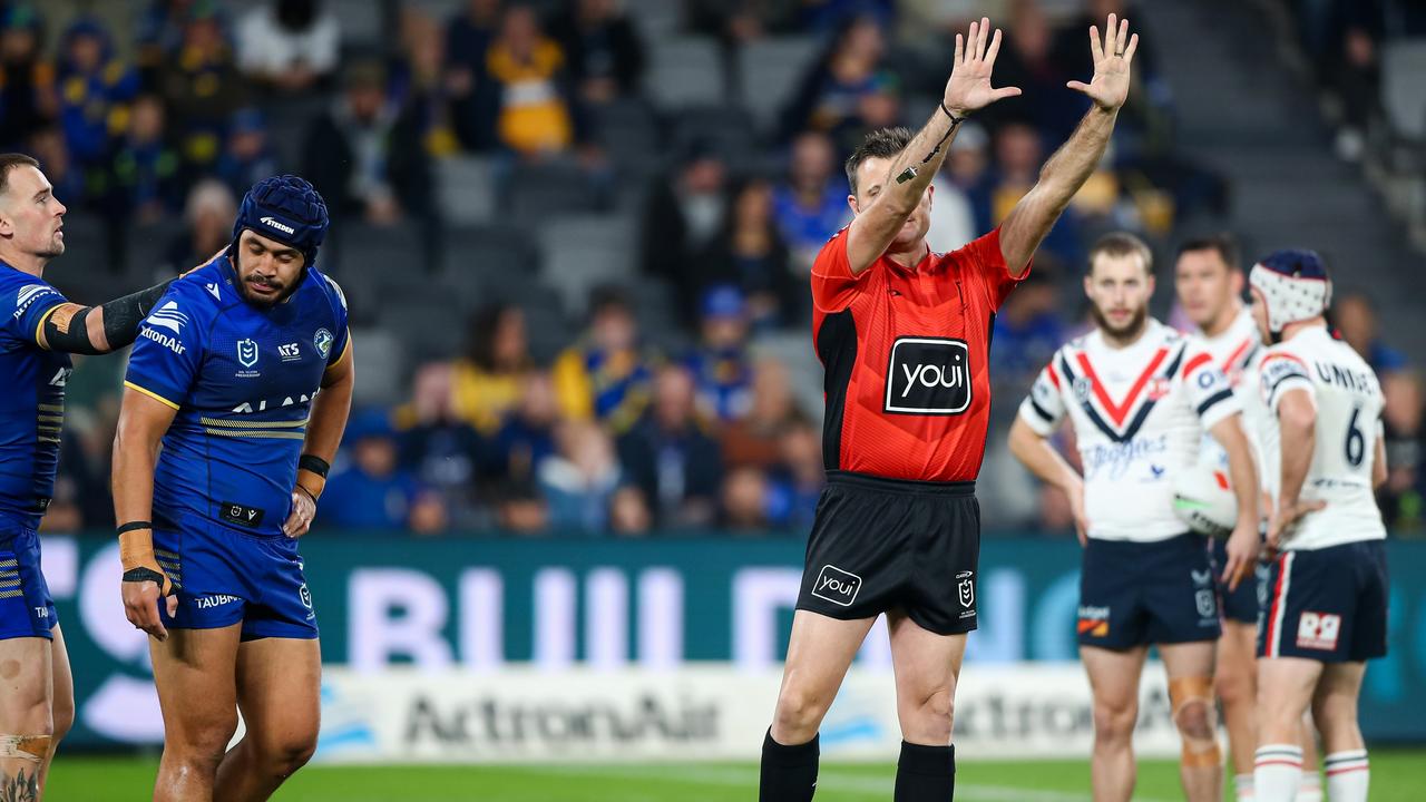 The ARLC will consider making changes to the sin bin rule at the end of the year, but don’t expect the NRL to go soft on penalties for foul play. Picture: David Hossack / NRL Photos