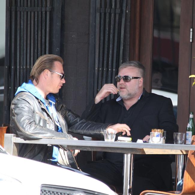 The pair are regularly photographed having coffee. Picture: Walker Australia