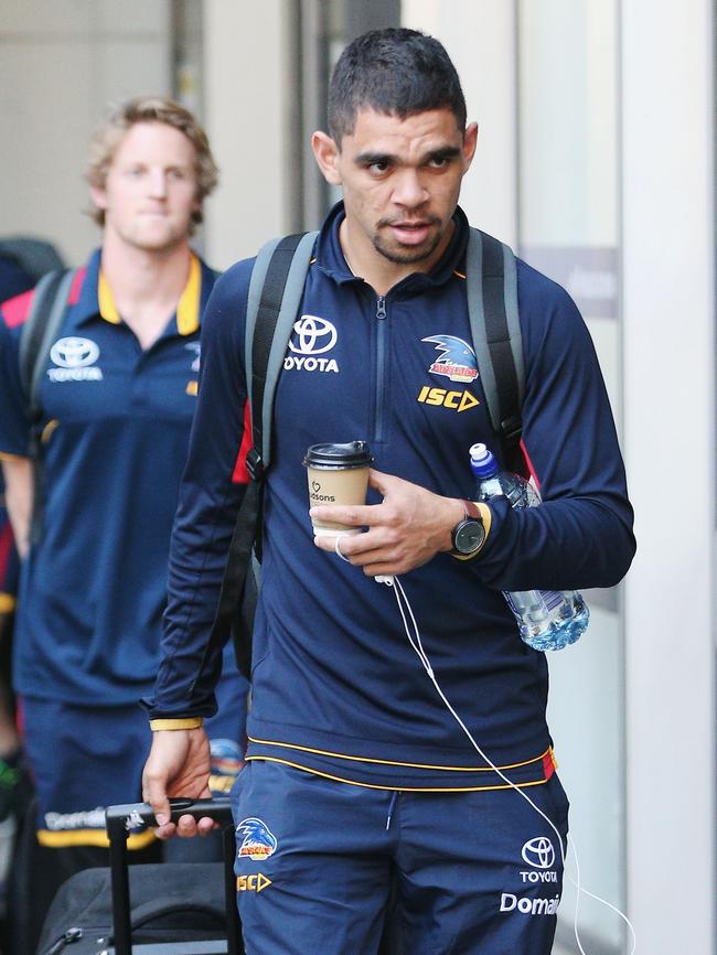 Contracted Crows player Charlie Cameron wants to jet home to Brisbane next year. Picture: AAP Image/Mike Burton