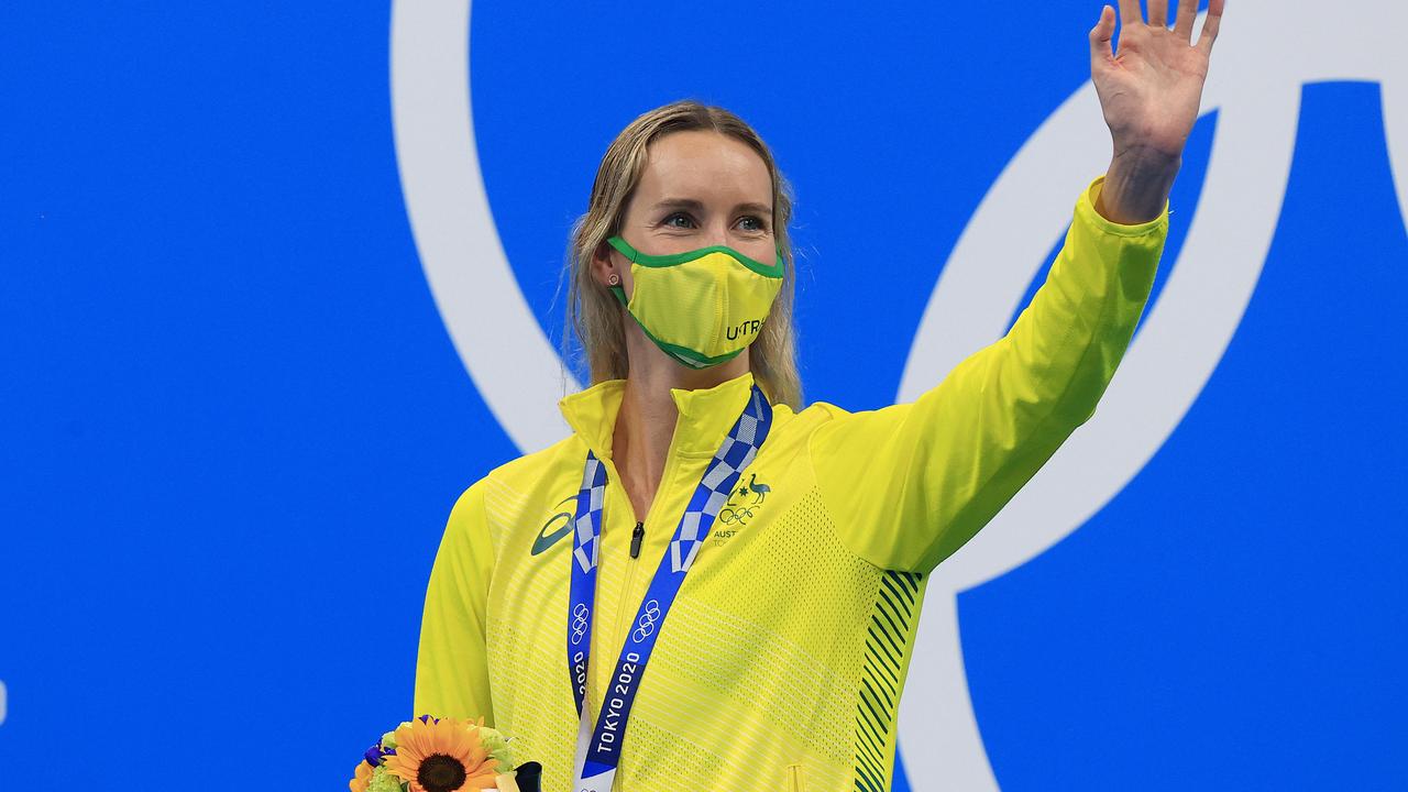 Emma McKeon wins Gold in the Women's 100m Freestyle Final.