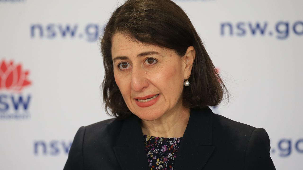 NSW Premier Gladys Berejiklian says her state may be going it alone with reopening borders. Picture: Christian Gilles/NCA NewsWire