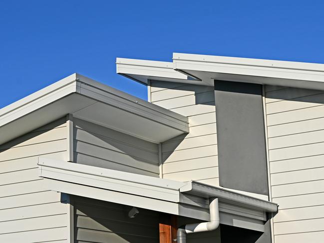 Multi pitched roof with eves and gutter. Picture: iStock.