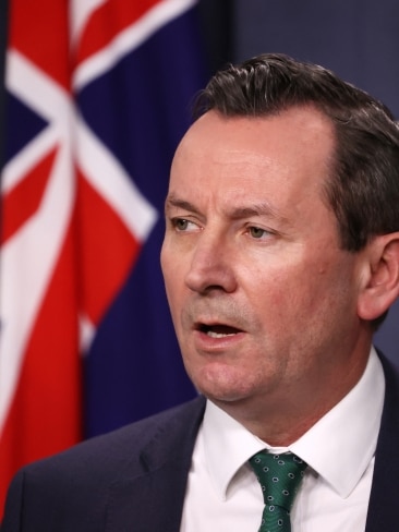 Mark McGowan said NSW "failed" in its handling of the COVID-19 pandemic, leading to the economic failure of the country. Picture Jackson Flindell/The West Australian