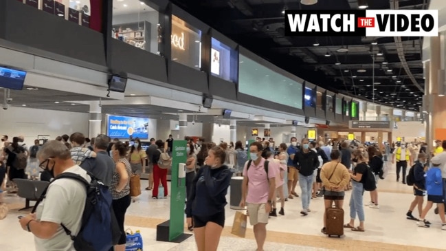 Travellers Wait At Brisbane Baggage Claim After Easter | News.com.au ...