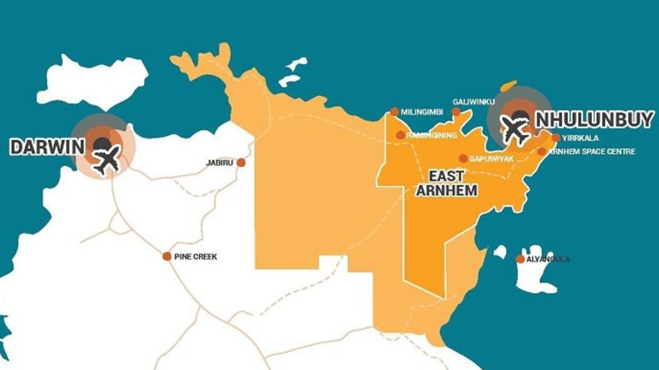 The Arnhem Space Centre site is 31 km outside Nhulunbuy. Picture: ELA