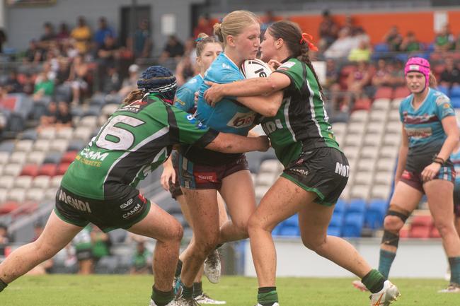 Mackay Cutters vs Townsville Blackhawks Harvey Norman U17's Saturday 22 February 2025 Picture:Michaela Harlow