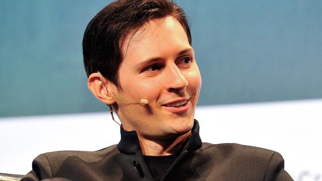 (FILES) Pavel Durov, CEO and co-founder of Telegram speaks onstage during day one of TechCrunch Disrupt SF 2015 at Pier 70 in San Francisco, California on September 21, 2015. France on August 28, 2024, charged Pavel Durov, the founder and chief of Telegram, with a litany of violations related to the messaging app and banned him from leaving the country while allowing the billionaire to walk free after four days under arrest. (Photo by Steve Jennings / GETTY IMAGES NORTH AMERICA / AFP)