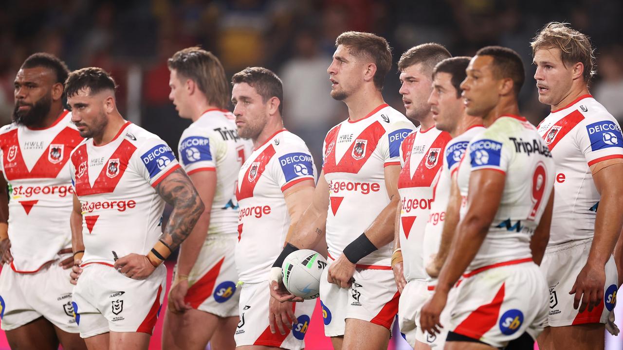 The Dragons are set for a coaching shake-up. Picture: Mark Kolbe/Getty