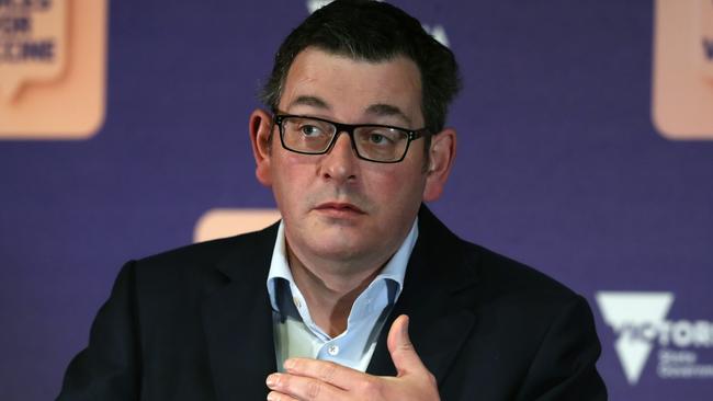 Victorian Premier Daniel Andrews says the people involved in the now infamous engagement party are being punished. Picture: NCA NewsWire / David Crosling