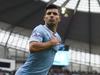 FILE - This is a Saturday Dec. 14, 2013 file photo of Manchester City's Sergio Aguero as hecelebrates after scoring against Arsenal during their English Premier League soccer match at the Etihad Stadium, Manchester, England. The new English Premier League season starts on Saturday Aug. 16, 2014. (AP Photo/Jon Super, File)