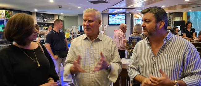 Acting Prime Minister Michael McCormack at a private dinner in Darwin. Picture: Supplied