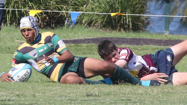 Shanuka Silva scores. Picture Glenn Hampson