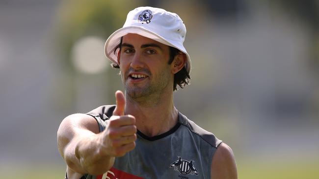 Brodie Grundy stars at Collingwood training Daniel Wells Jamie