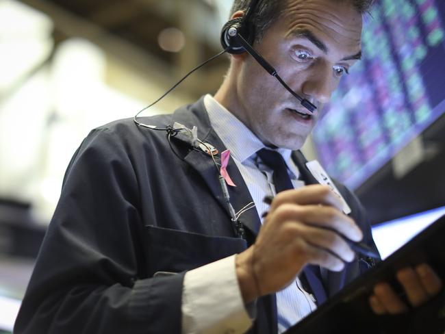 The markets are dealing with major economic contractions in the US and Europe. Picture: Getty/AFP