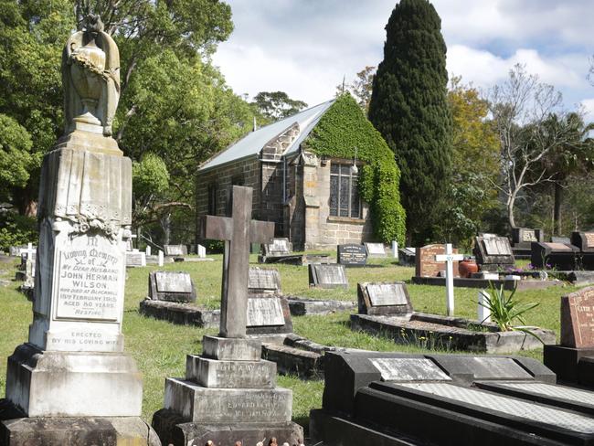 The graveyard is heritage listed. Picture: Mark Scott