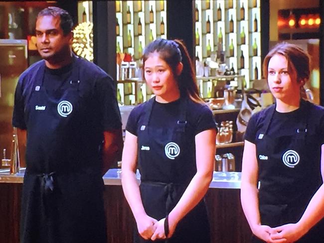 MasterChef contestants Sashi, Jess and Chloe. Picture: Supplied