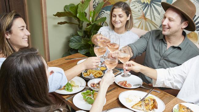 People enjoying a meal at Forrester's. Picture: Yasmin Mund