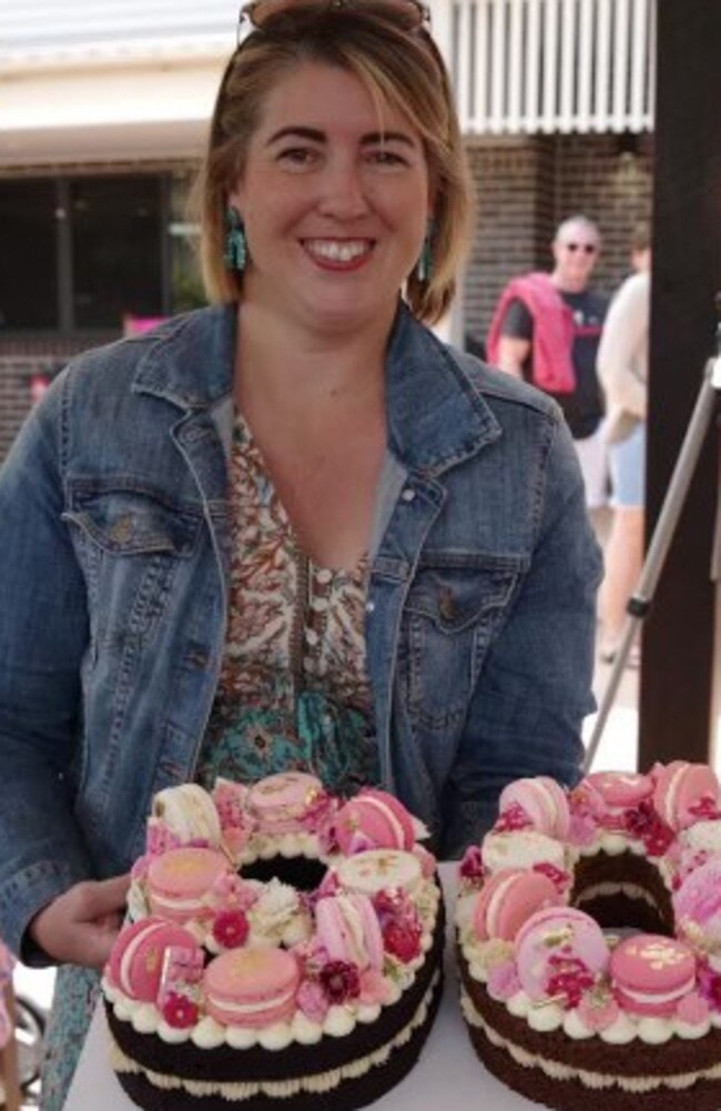 Shannen Hewitt of Ssh. Cake crowned Gympie’s cake queen.