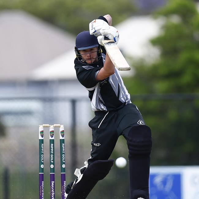 Elliott Bullen batting for Charlestown. Picture: Michael Gorton