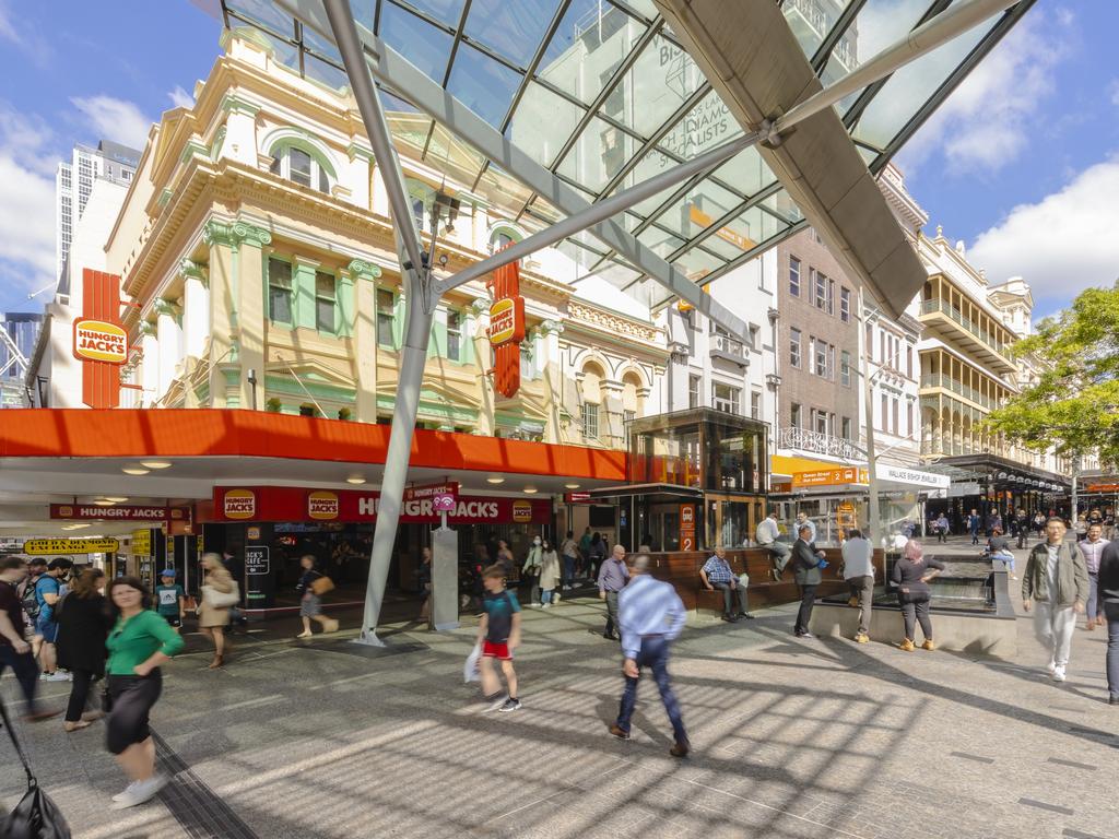 Hungry Jack’s has been at the centre of the Queen Street Mall for decades.