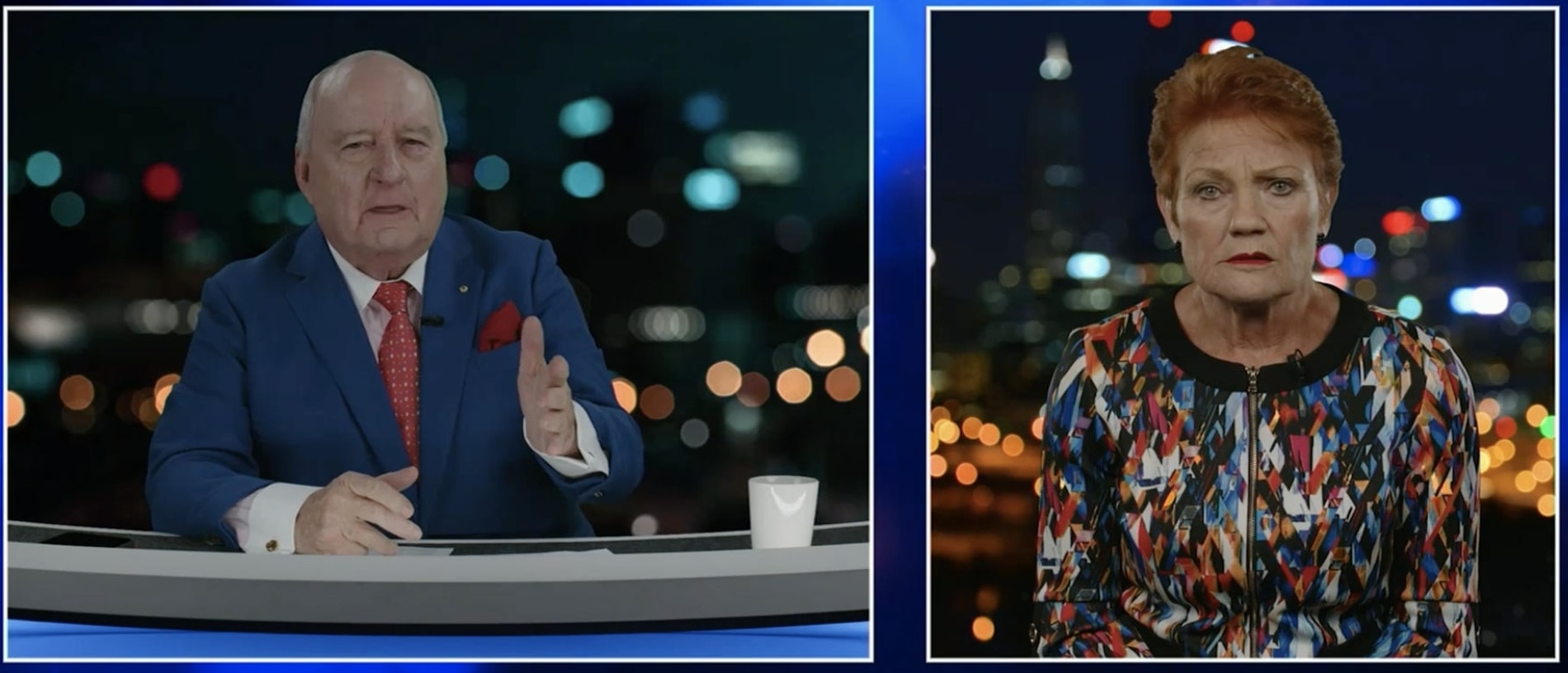 Ms Hanson kicked off Alan Jones' new on-demand election show with a fiery spray aimed at Scott Morrison and the more progressive candidates within the Liberal Party.