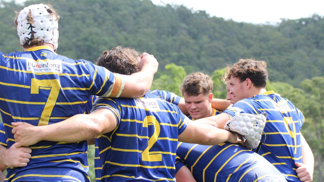 Mac Kelley. Colts 1 club rugby action between Easts and GPS. Saturday April 6, 2024.