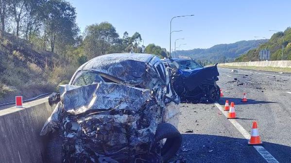 Clayton’s Towing crews were among the first on the scene of a horror crash at Federal, north of the Sunshine Coast.