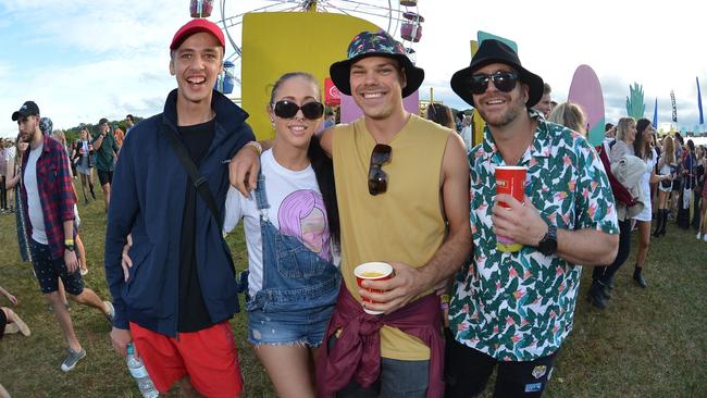 Festivalgoers at the Big Pineapple Music Festival in 2019.