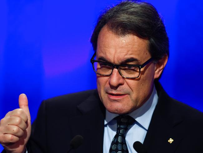 Gone ... Acting President of Catalonia Artur Mas has stepped down.  Picture:  Getty