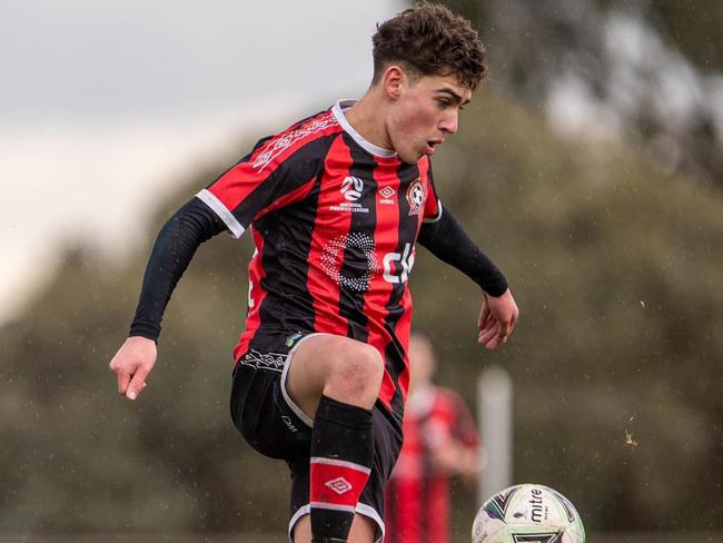 Julian Rodriguez of Altona Magic Soccer Club. Picture: MP Images