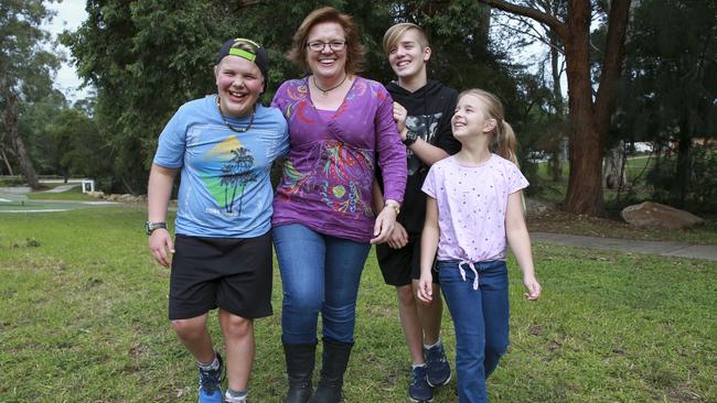 Ms Elliot said that as mum’s they don’t need recognition but it was a special moment for her and the family. Picture: Justin Lloyd