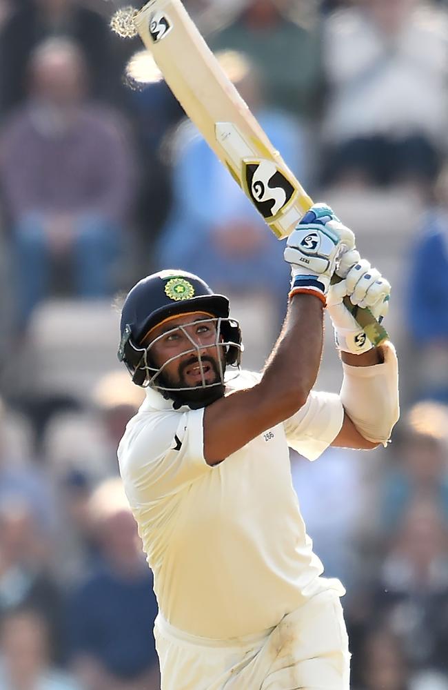 Cheteshwar Pujara has a much better average at home than on his travels.