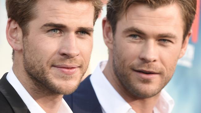 Liam Hemsworth and Chris Hemsworth in 2015.