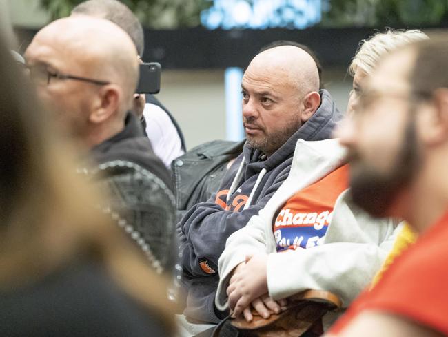 The audience listen to the candidates. Picture: Matthew Vasilescu