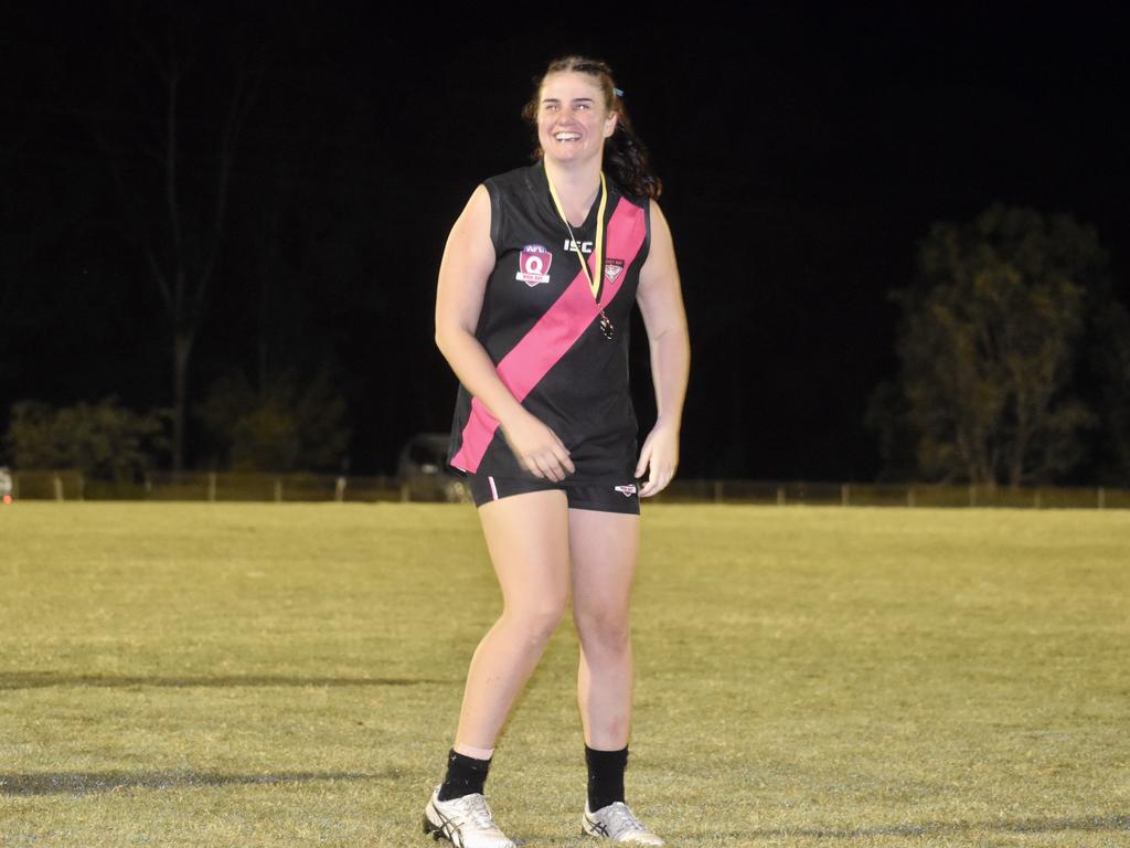 Hervey Bay Bombers have won the Wide Bay Women’s Grand Final against the Bundy Eagles. Picture: Isabella Magee