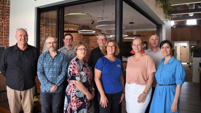 BEAT Architects staff: Carl Brown, Troy Gesler, Chris Irwin, Malcolm Williamson, Gerard Cullinane, Annita McDonald, Robyn Holliday and Elmira Esfahani.