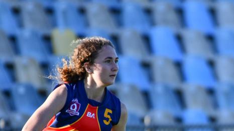 Rising teenage Bundaberg’s AFL star Bo Tankey has had her first taste of playing representative football - and it has left her wanting more. Picture: supplied