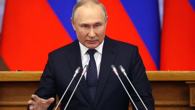 Russian President Vladimir Putin. Picture: AFP