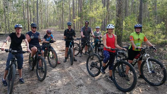 The Graton Mountain Biking Club at Bom Bom State Forest on a hot, 36 degree Sunday ride.