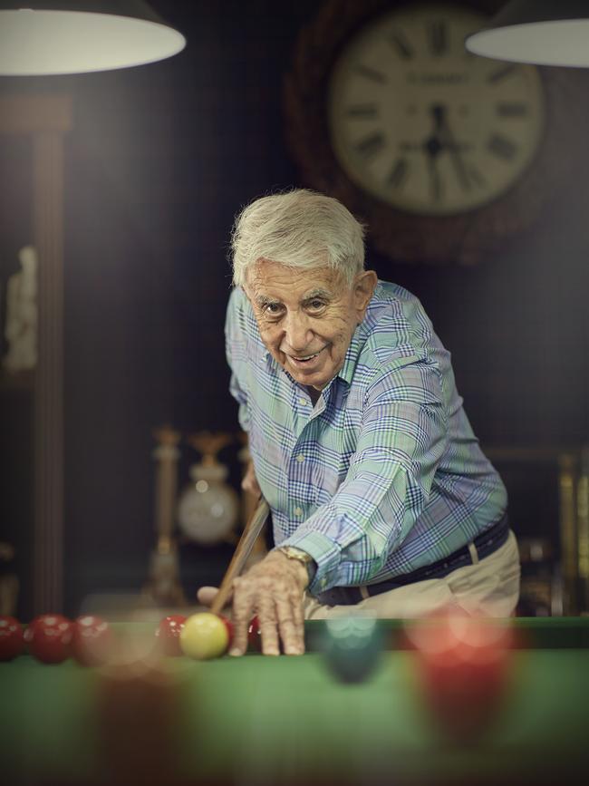 Real Estate mogul Harry Triguboff at his home in Vaucluse, Sydney. Photo: Nick Cubbin