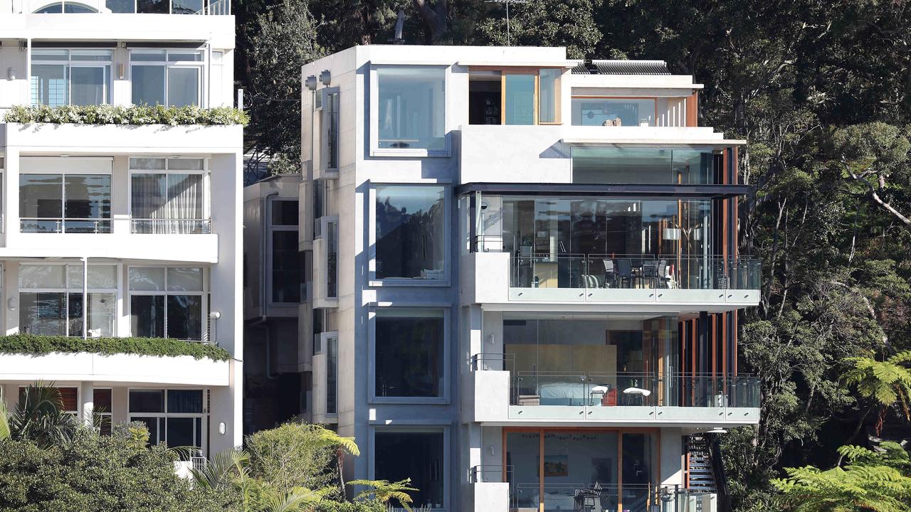 The residence of former Australian Prime Minister Bob Hawke in Northbridge, Sydney. Picture: Brett Costello