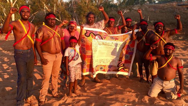 The Uluru Statement from the Heart, presented as an artwork