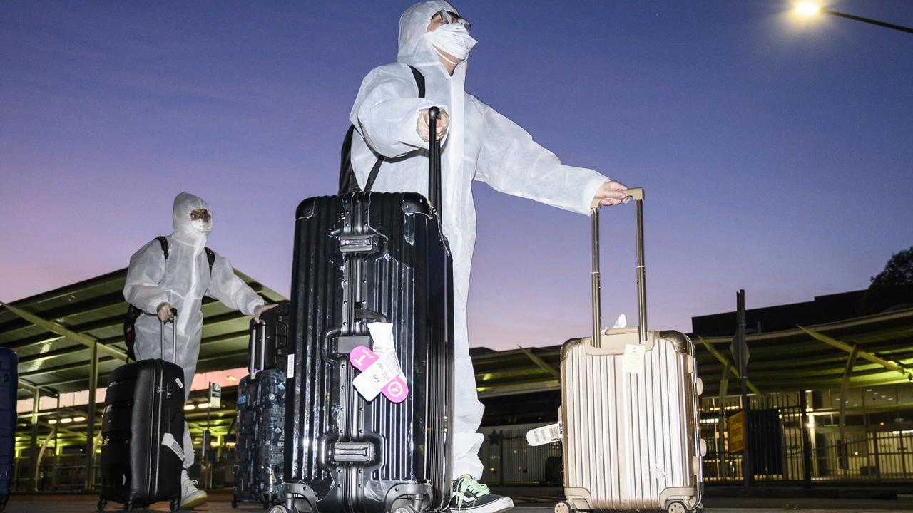 For Australian residents flying into the country from overseas, the 14 days of mandatory hotel quarantine still applies. Picture: Darren Leigh Roberts.